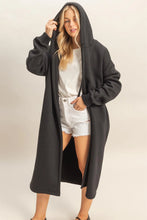 Load image into Gallery viewer, Knit Hooded Duster Jacket
