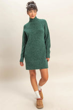 Load image into Gallery viewer, High Neck Sweater Dress
