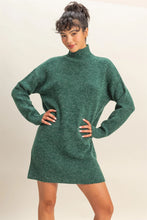 Load image into Gallery viewer, High Neck Sweater Dress
