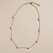 Load image into Gallery viewer, Pearl Saturn Necklace
