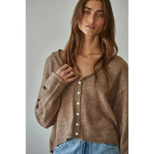 Load image into Gallery viewer, Rolled V Neck Cardi
