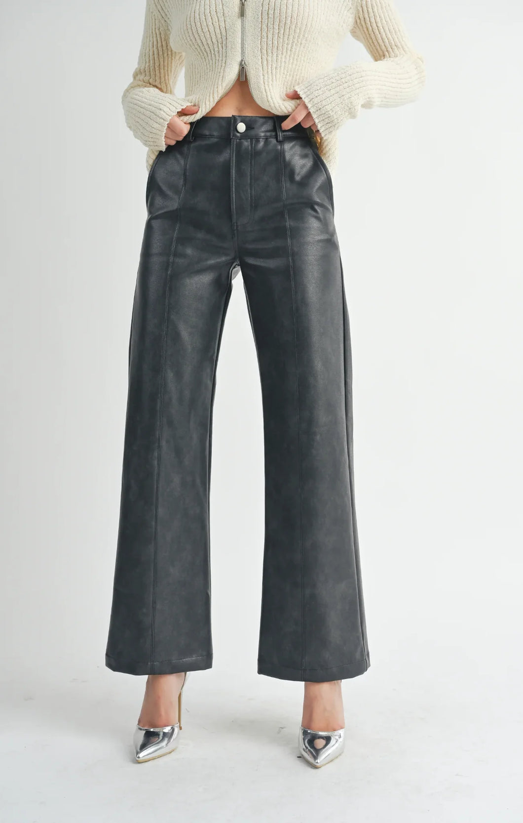 Rebel Vegan Leather Pants