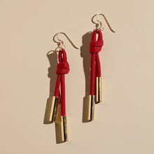 Load image into Gallery viewer, Denver Cord Earring-Red
