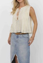 Load image into Gallery viewer, Free Rider Tie Front Top
