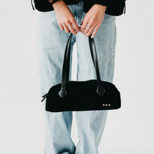 Load image into Gallery viewer, Sally Suede Barrel Bag
