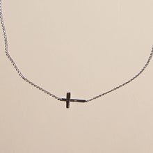 Load image into Gallery viewer, Sideways Cross Necklace
