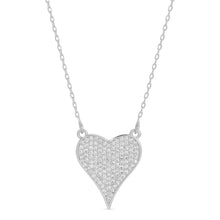 Load image into Gallery viewer, Pave Heart Necklace
