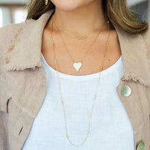 Load image into Gallery viewer, Pave Heart Necklace
