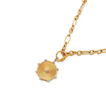 Load image into Gallery viewer, Sunburst Diamond Chain Necklace
