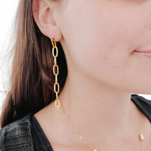 2 Looks Chain Earrings